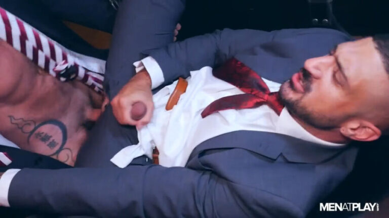Dani Robles in Men In Suits: Dani Robles & Marco Napoli