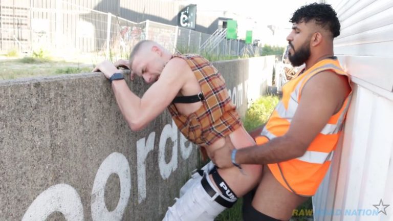 Raw Road Nation in Quick Cheeky Outdoor Barebacking