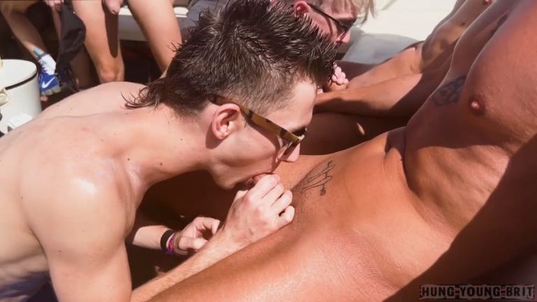HungYoungBrit in Boat Party For Bareback Fans