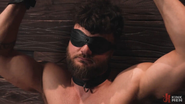 KinkMen in Crush Daddy & Heath Halo Have Leather BDSM Sex