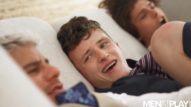 Orgy With Five Men In Suits