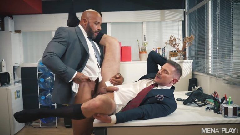 MenAtPlay in Adam Tyrant & AJ Xclusive: Raw Office Intruder
