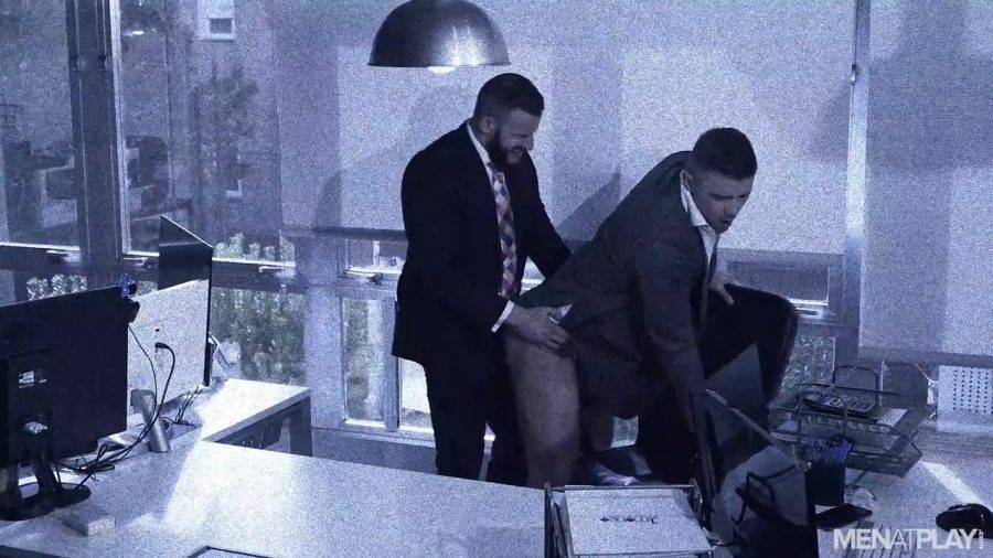 Matt Polaco and Ridick's Office Bareback Flip-Flop Fuck Session