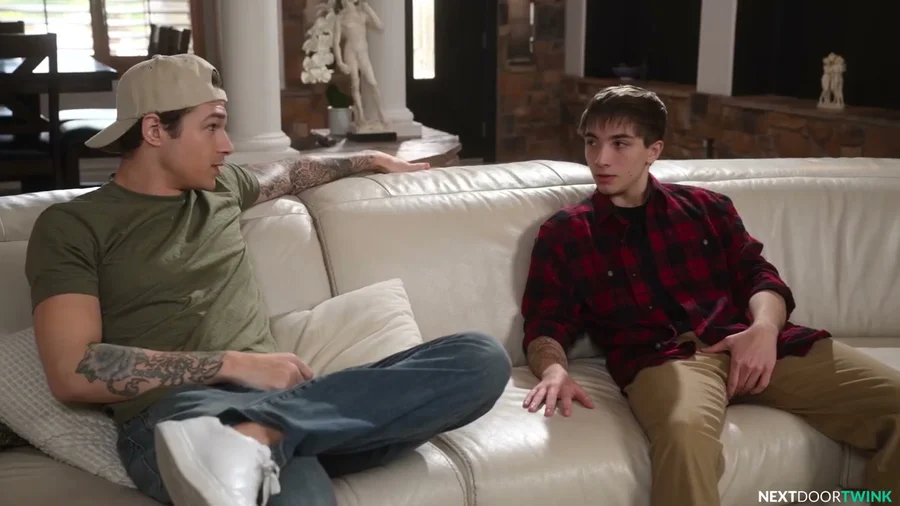 Jacob King seduces Jayden Marcos for raw bareback sex 1