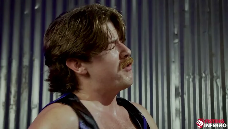 Max Adonis takes a leather-covered dick destroyed by Jonah Wheeler's mouth and whipped by Brody Baytes' oversized toy 1