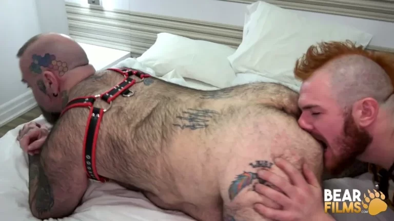 Jay Behr in Bear Dad Feeds Jay His Bear Meat